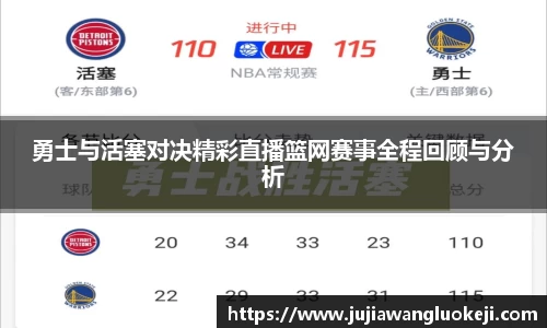 勇士与活塞对决精彩直播篮网赛事全程回顾与分析